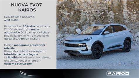 Immagine del nuovo SUV EVO 7 Kairos in primo piano