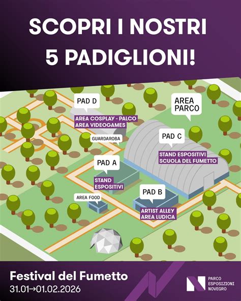 Mappa del Parco Esposizioni Novegro con indicazione dell'area 
