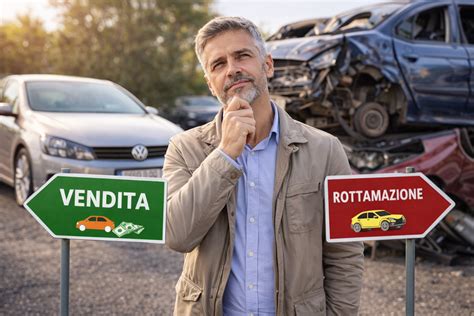 Grafico decisionale: Vendere, Demolire o Rottamare l'auto