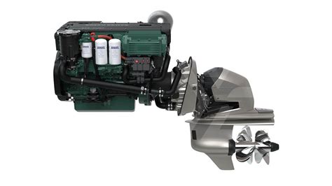 Volvo Penta D4 engine components