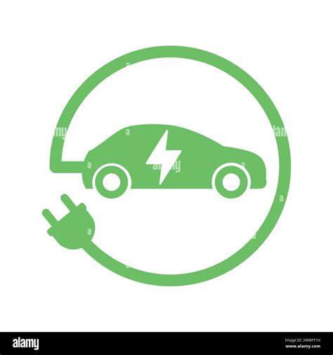 Icona di un veicolo elettrico che si ricarica