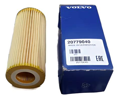 Immagine di un filtro olio Volvo FH con il numero di parte visibile