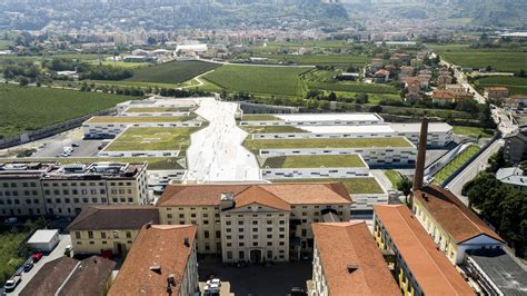 Vista aerea del Progetto Manifattura a Rovereto