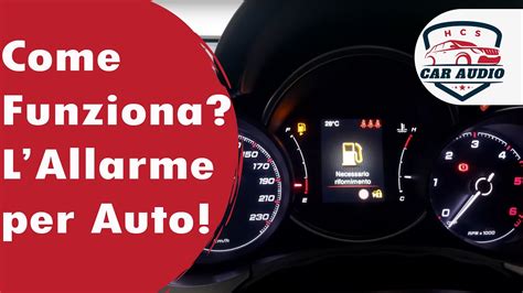 Sistema di allarme volumetrico per auto