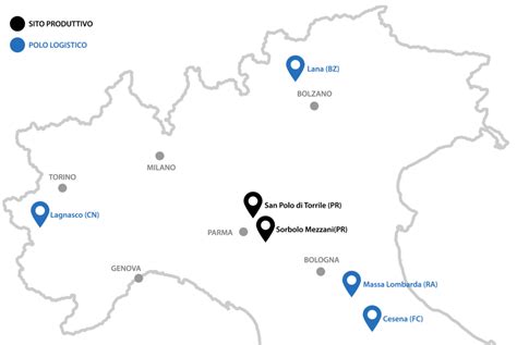 Mappa dei centri di montaggio pneumatici partner