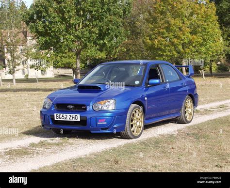 Subaru Impreza WRX STI in WR Blue Mica
