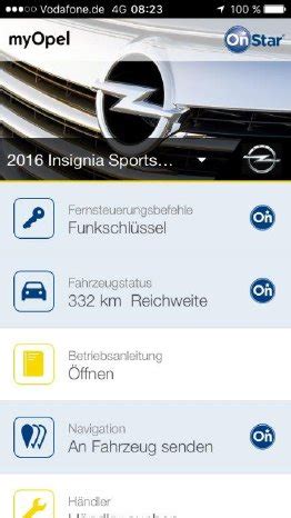 App MyOpel su smartphone