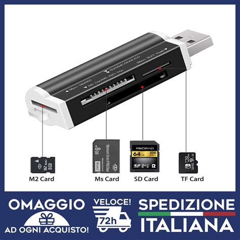 Scheda SD e adattatore USB