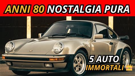Coupé anni '80 iconiche