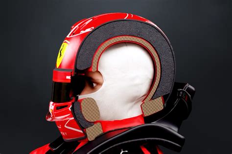 Casco di un pilota di Formula 1