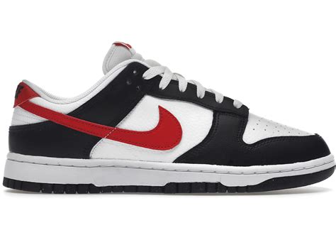 Nike Dunk Low Red Swoosh Panda