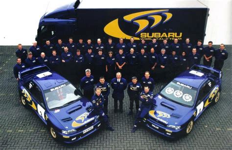Loghi storici del Subaru World Rally Team