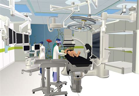 Sala operatoria ibrida con equipe multidisciplinare al lavoro