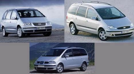 vw sharan seat alhambra ford galaxy