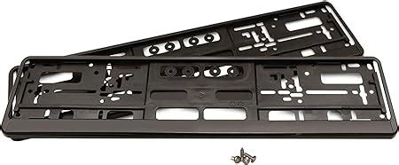 Materiali supporto targa auto