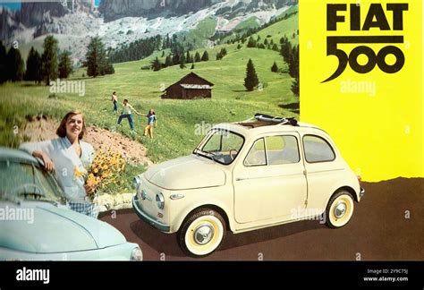 Fiat 500 advertisements from the 1950s