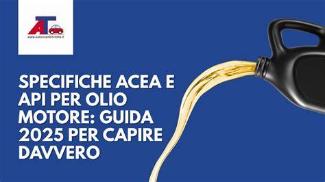 Etichetta olio motore API