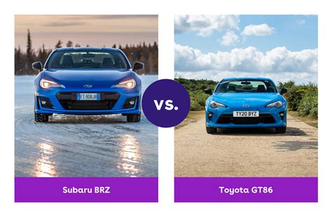 Schema differenze GT86/BRZ