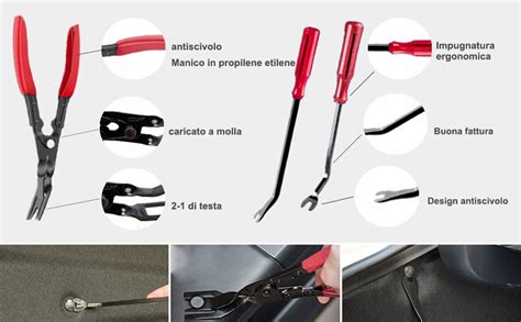 Strumenti per la rimozione e installazione di guarnizioni auto