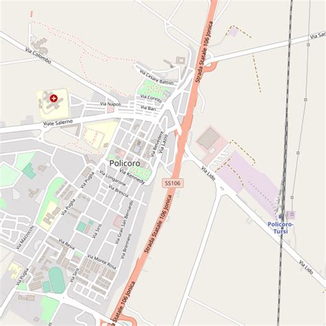 Mappa delle agenzie automobilistiche a Policoro
