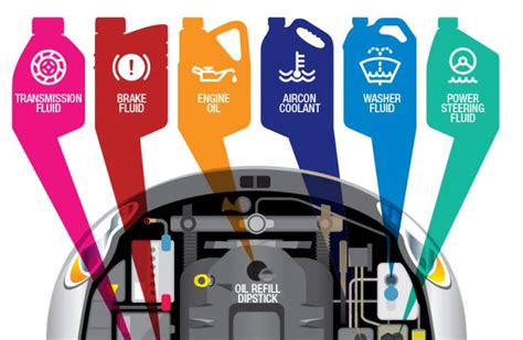 Car fluids diagram