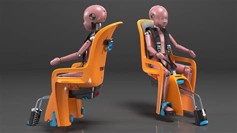 Test di crash con seggiolino per bambini