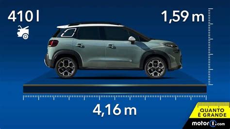 Schema dimensioni Citroen C3 Aircross