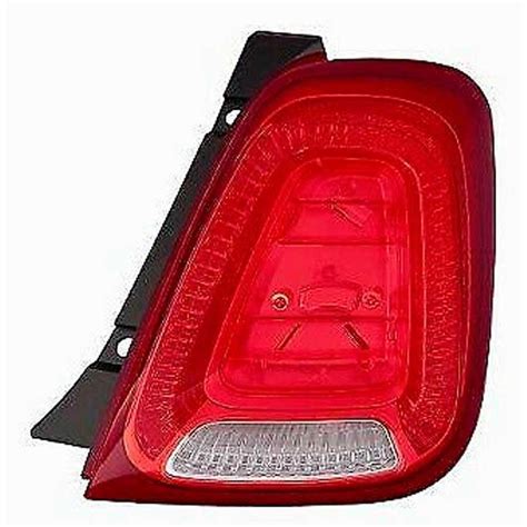 Schema di un gruppo ottico posteriore a LED per Fiat 500