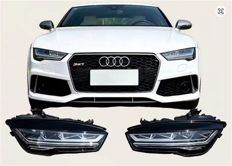 Dettaglio fari anteriori Audi A6