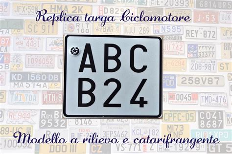 Dettaglio targa ciclomotore