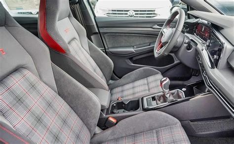 Volkswagen Golf GTI interior classic plaid seats