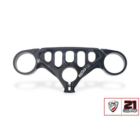 Piastra di sterzo racing in alluminio ricavata dal pieno