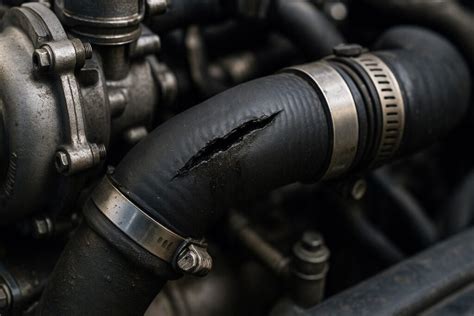 Manicotto dell'intercooler crepato