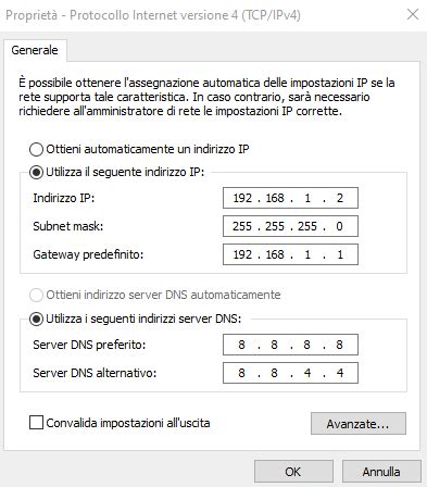 Configurazione DNS