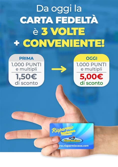 Carta fedeltà e sconti