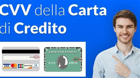 Localizzazione CVV sulla carta