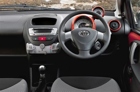 Toyota Aygo dashboard components diagram