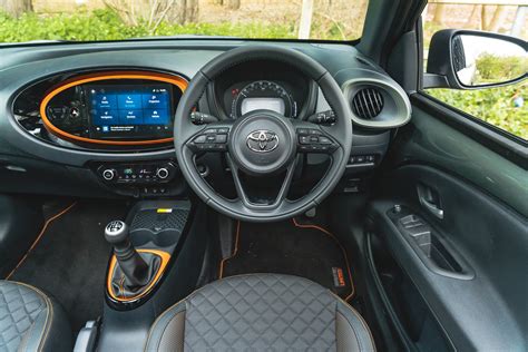 Toyota Aygo dashboard mounting points schematic