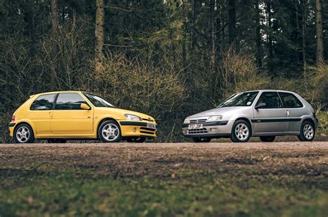 Tavola comparativa tra le piattaforme Peugeot 106 e Citroën Saxo