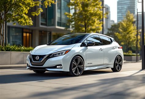 Nissan LEAF in un ambiente urbano