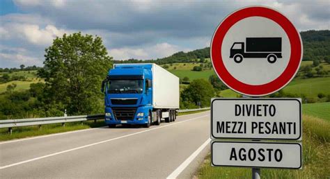 Infografica: Esempio di calendario divieti circolazione mezzi pesanti con distinzione orari per veicoli esteri