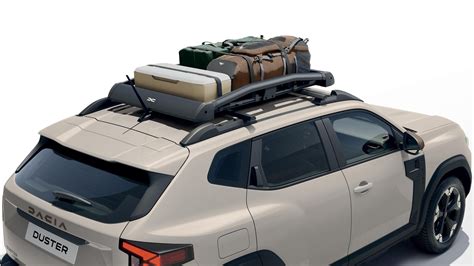 Illustrazione di vari accessori off-road per Dacia Duster