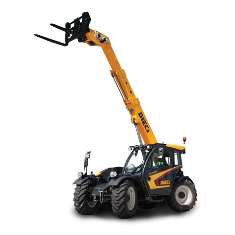 Carrello telescopico agricolo in azione