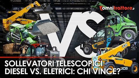 Confronto tra sollevatori telescopici diesel ed elettrici