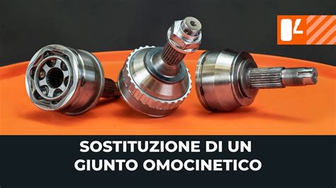 Schema di un semiasse con i due giunti omocinetici