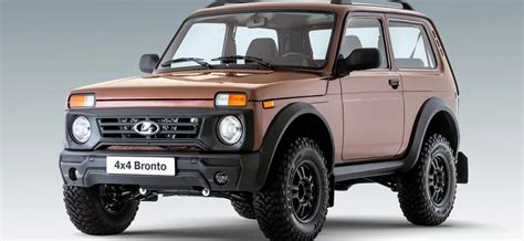 Lada Niva Bronto in un ambiente fuoristrada estremo