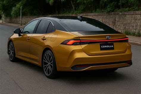 Design esterno della Toyota Corolla
