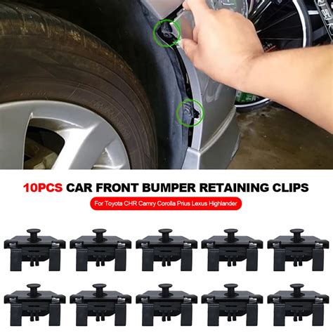 Car bumper mounting clips