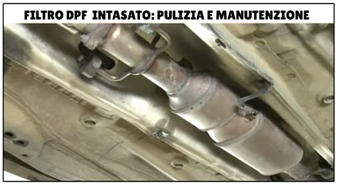 manutenzione filtro antiparticolato