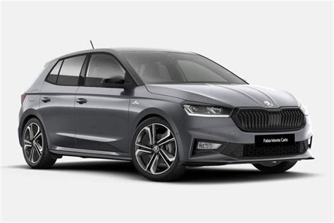 Skoda Fabia 2021 Grigio Grafite metallizzato - vista anteriore dinamica